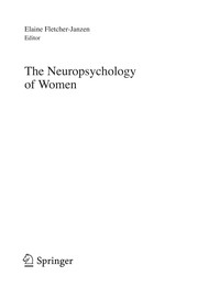 Cover of The neuropsychology of women by Elaine Fletcher-Janzen