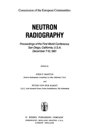 Cover of Neutron Radiography by John P. Barton