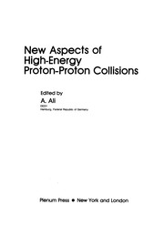 Front cover of New Aspects of High-Energy Proton-Proton Collisions by Ahmed Ali