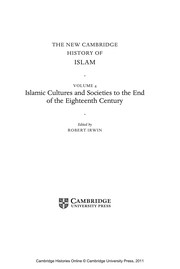 Cover of The new Cambridge history of Islam by Chase F. Robinson