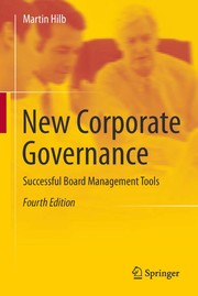 Cover of New Corporate Governance by Martin Hilb