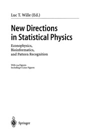 Front cover of New Directions in Statistical Physics by Luc T. Wille