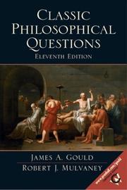 Cover of Classic philosophical questions by James A. Gould