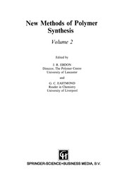 Front cover of New Methods of Polymer Synthesis by J. R. Ebdon