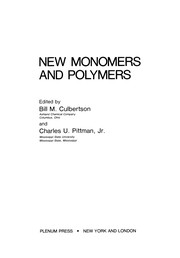 Cover of New Monomers and Polymers by Bill M. Culbertson