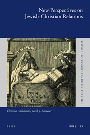 Cover of New perspectives on Jewish-Christian relations by Elisheva Carlebach