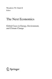 Front cover of The Next Economics by Woodrow W. Clark II