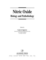 Cover of Nitric oxide by Louis J. Ignarro
