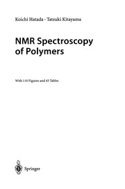 Cover of NMR Spectroscopy of Polymers by Koichi Hatada