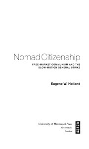 Cover of Nomad citizenship by Eugene W. Holland