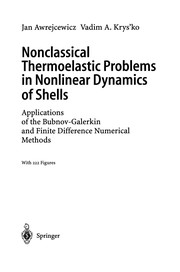 Cover of Nonclassical Thermoelastic Problems in Nonlinear Dynamics of Shells by J. Awrejcewicz