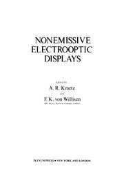 Cover of Nonemissive Electrooptic Displays by A. R. Kmetz