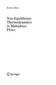 Cover of Non-Equilibrium Thermodynamics in Multiphase Flows by Roberto Mauri
