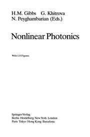 Cover of Nonlinear Photonics by Hyatt M. Gibbs