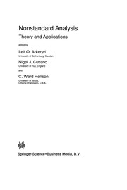 Cover of Nonstandard Analysis by Leif O. Arkeryd