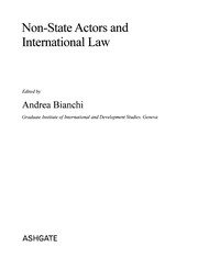 Front cover of Non-state actors and international law by Andrea Bianchi