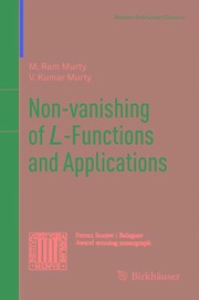 Front cover of Non-vanishing of L-functions and applications by Maruti Ram Murty
