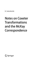 Cover of Notes on Coxeter transformations and the McKay correspondence by R. Stekolshchik