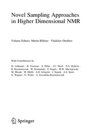 Front cover of Novel Sampling Approaches in Higher Dimensional NMR by Martin Billeter