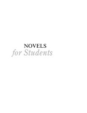 Front cover of Novels for students by Sara Constantakis