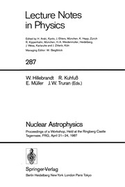 Cover of Nuclear astrophysics by W. Hillebrandt