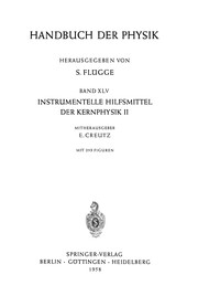 Front cover of Nuclear Instrumentation II / Instrumentelle Hilfsmittel der Kernphysik II by E. Creutz