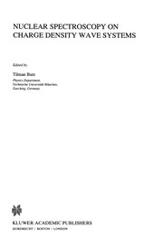 Front cover of Nuclear Spectroscopy on Charge Density Wave Systems by Tilman Butz