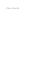 Cover of A nuclear winter's tale by Lawrence Badash