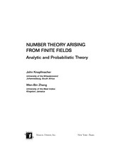 Front cover of Number theory arising from finite fields by John Knopfmacher