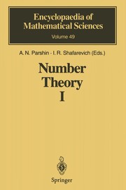Cover of Number Theory I by A. N. Parshin