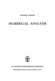 Cover of Numerical Analysis by Roger Temam