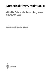 Cover of Numerical Flow Simulation III by Ernst Heinrich Hirschel