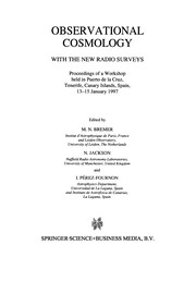 Cover of Observational cosmology by M. N. Bremer