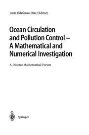 Front cover of Ocean Circulation and Pollution Control -- A Mathematical and Numerical Investigation by Jesús Ildefonso Díaz