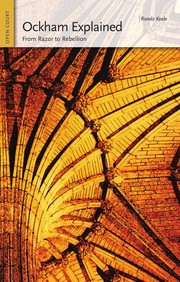 Cover of Ockham explained by Rondo Keele
