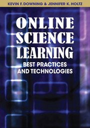 Cover of Online science learning by Kevin F. Downing