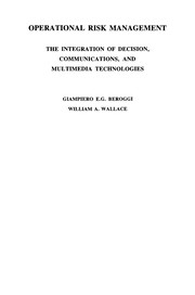 Cover of Operational Risk Management by Giampiero E. G. Beroggi