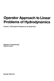 Front cover of Operator Approach to Linear Problems of Hydrodynamics by Nikolay D. Kopachevsky