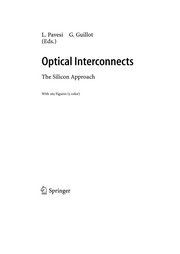 Cover of Optical interconnects by Lorenzo Pavesi