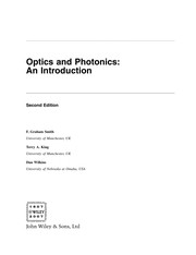 Front cover of Optics and photonics by Sir Francis Graham-Smith