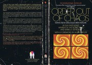 Front cover of Order out of chaos by Ilya Prigogine