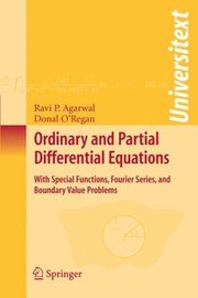 Cover of Ordinary and partial differential equations by Ravi P. Agarwal