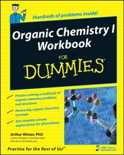 Front cover of Organic Chemistry I Workbook For Dummies by Arthur Winter