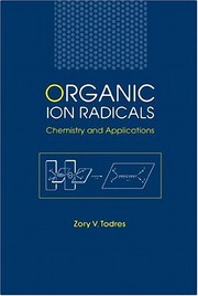 Front cover of Organic ion radicals by Zory V. Todres