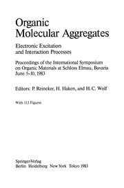 Cover of Organic Molecular Aggregates by Peter Reineker