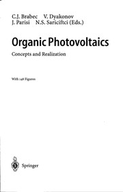 Front cover of Organic Photovoltaics by Christoph Joseph Brabec