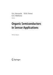 Cover of Organic semiconductors in sensor applications by R. M. Owens