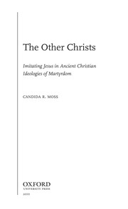 Cover of The other christs by Candida R. Moss