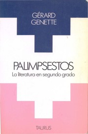Cover of Palimpsestos by Gérard Genette