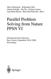 Front cover of Parallel problem solving from nature - PPSN VI by Conference on Parallel Problem Solving from Nature (6th 2000 Paris, France)
